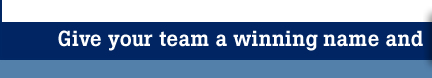 Give your team a name and